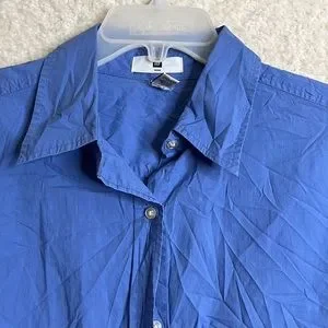 Buy Gemolly Women's Basic Button Down Shirts Long Sleeve Plus Size